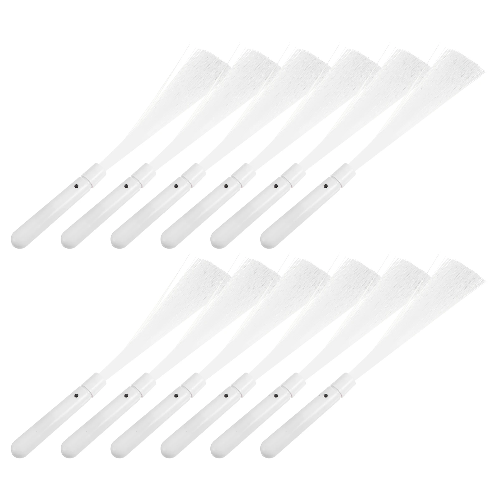 

12 Pcs LED Glowsticks Fiber Optic Sticks Colorful Plastic Wand for Party Concert Festival Carnival Christmas Halloween