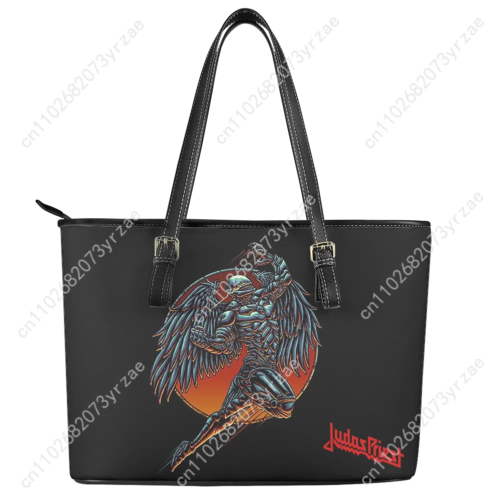 Judas Priest Handbag Mens Womens Personalized Tote Bag Fashion Shoulder Bags Business Commuter Leather Purse Custom Made Bags
