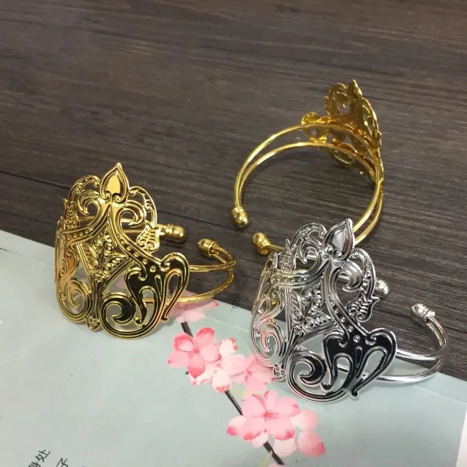 Golden Silver Hanfu Cosplay Hair Crown Accessories For Bun Chinese Ancient Men Headdress Headwear Warrior Favors