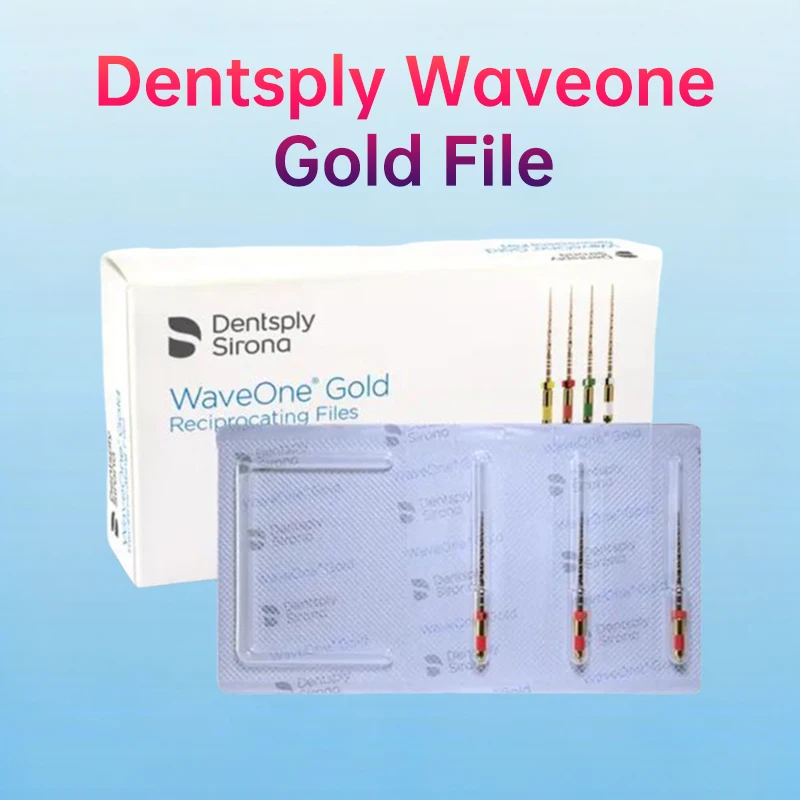 5 Pack  Waveone Gold Glider 21mm, 25mm, 31mm RECIPROCATING Glide Path File Dentsply 3/PK