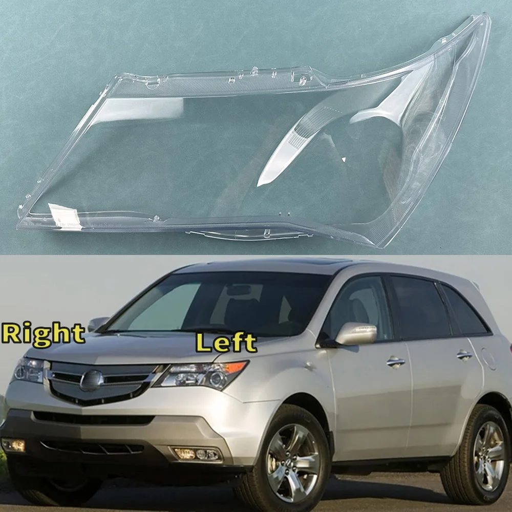 

For Honda Acura MDX 2007~2013 Car Front Headlight Lens Cover Auto Shell Headlamp Lampshade glass Lampcover Head lamp light cover