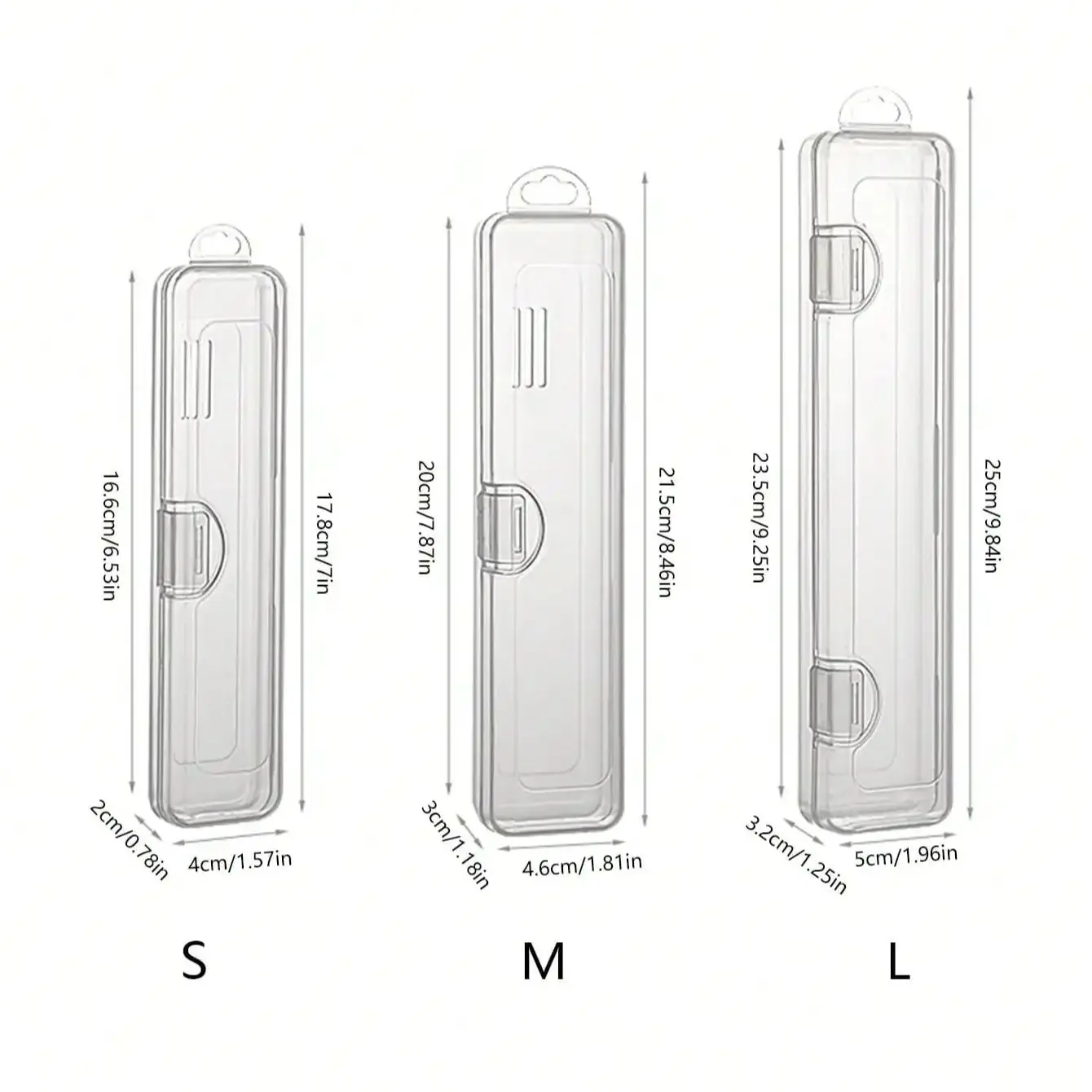 Travel and Business Portable Transparent Toothbrush Box Electric Toothbrush Breathable Long Term Flip Storage Box