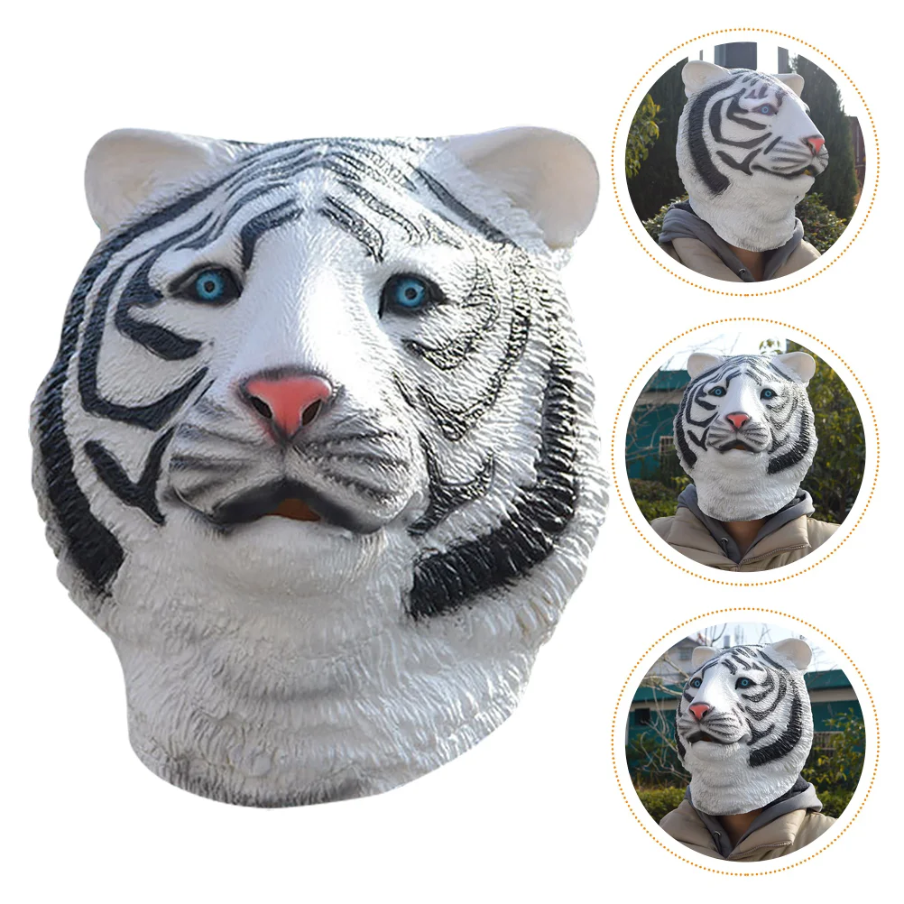 Tiger Headgear Face Headdress up Makeup Performance Cover Emulsion Vivid Miss Spooky