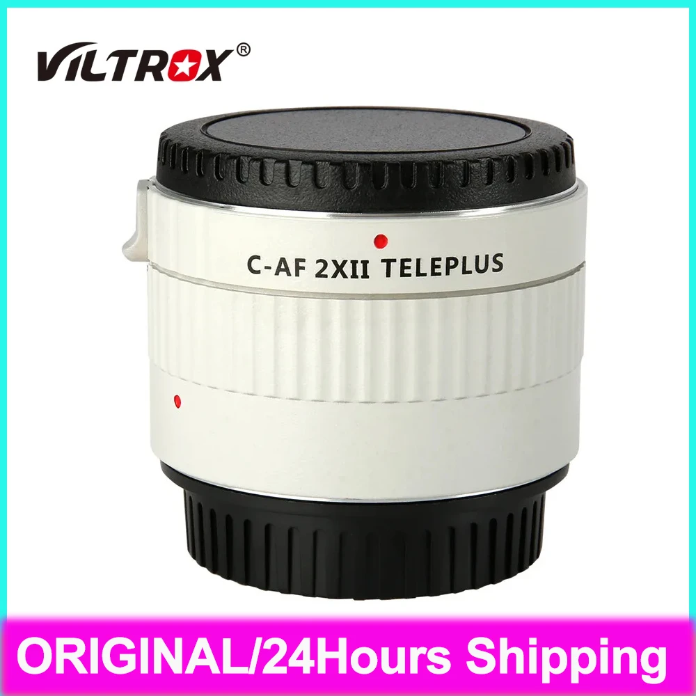 VILTROX C-AF Auto Focus 2X Magnification Extender Auto Focus Mount Lens for Canon EOS EF Lens for Canon EF lens DSLR Camera