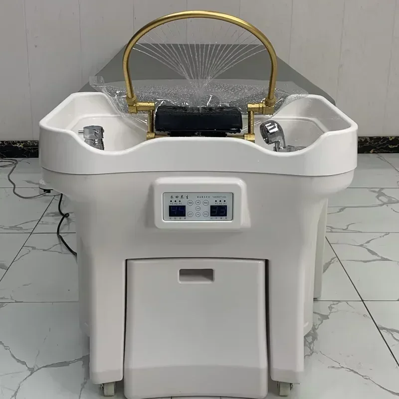 

Luxury Bac Head Spa Therapy Hair Washing No Plumbing Portable Shampoo Basin Sink With 50L Water tank and 25L Dirty Water tank