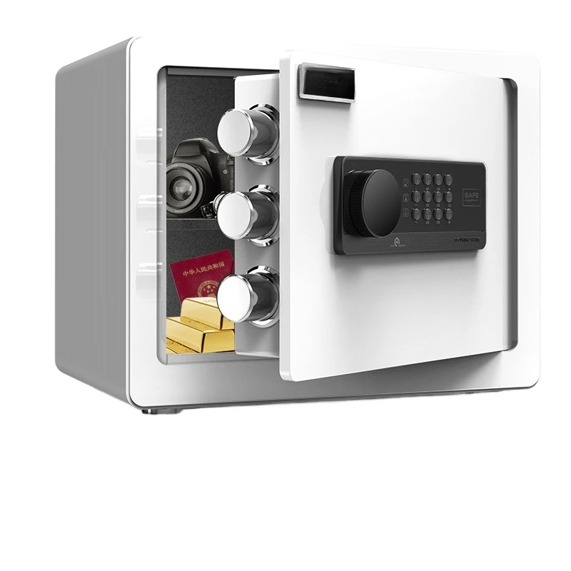 

Сейф для дома, небольшой пароль, удаленная авторизация, офисный сейф, противоугонный сейф для хранения отпечатков пальцев, полностью стальной ящик, сейф