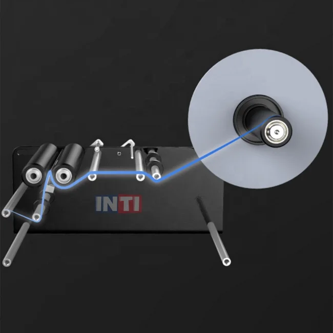 Manual Round Bottle Labeling Machine Beer Cans Wine Adhesive Sticker Labeler Label Dispenser Machine Packing Machine