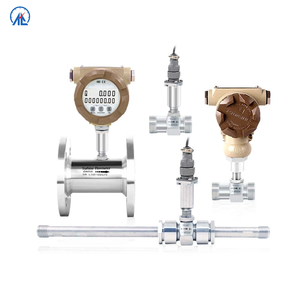 High Precision Liquid Turbine Flow Meter Stainless Steel Digital Vegetable Oil Ethanol meter 4-20ma    Price