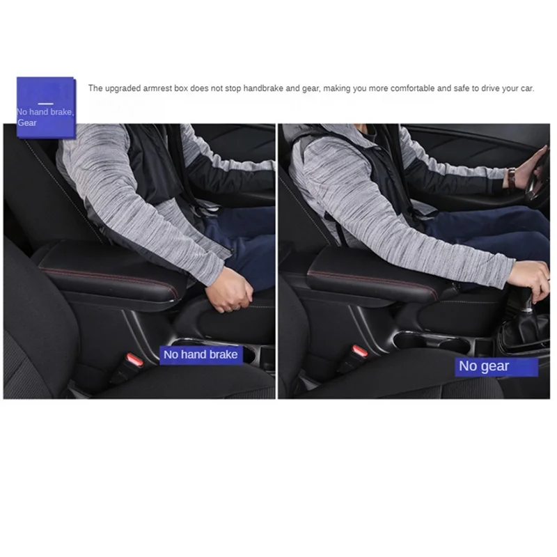 

T-Top-Rated-Center Console Armrest Box Lengthen Pad Box Protection Cover For Toyota Corolla Cross 2019-2022 Interior Replacement