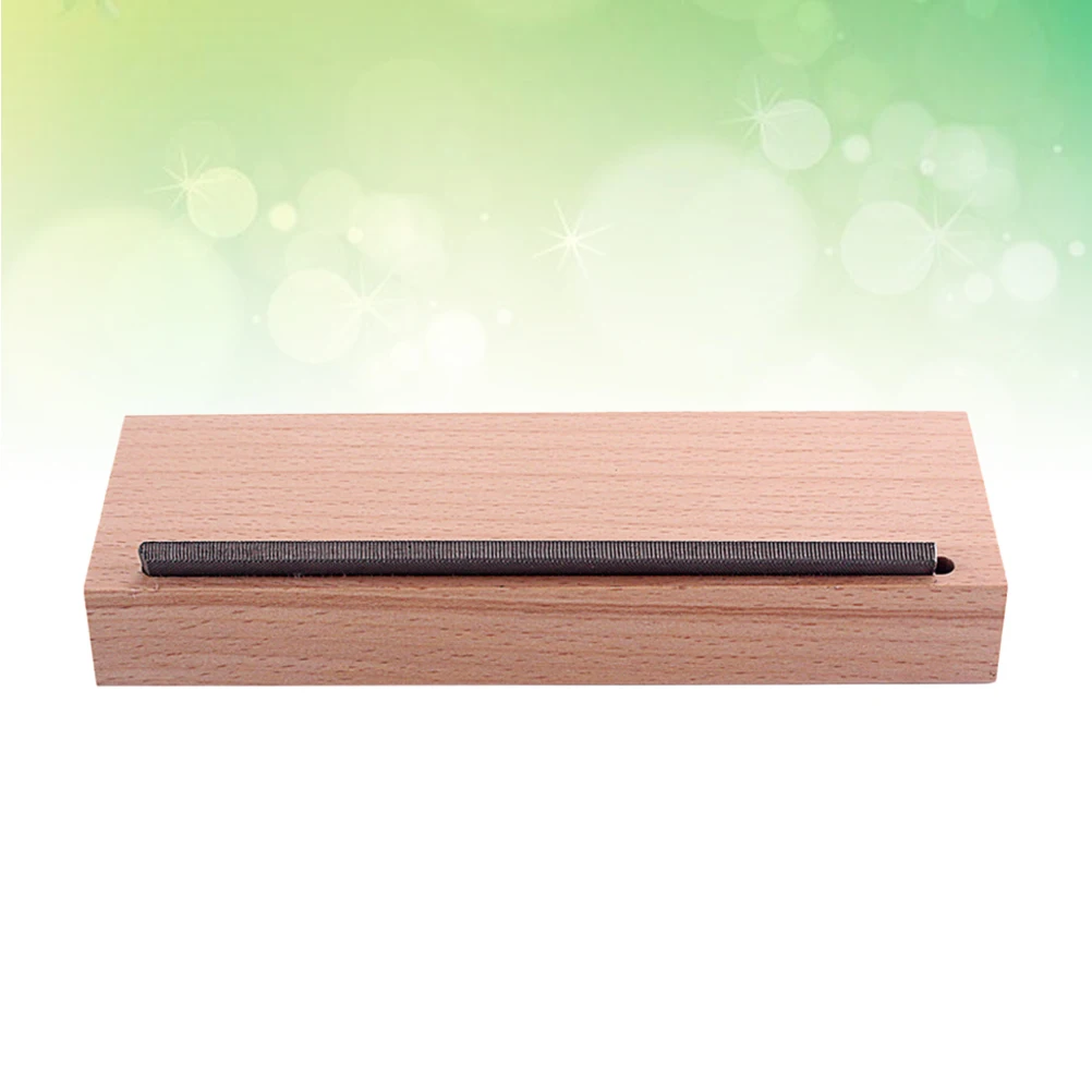 

Chamfered Wood Blocks Guitar Chamfering Fix Maple Woody Fret File Leveling Brown Cutting Tool for