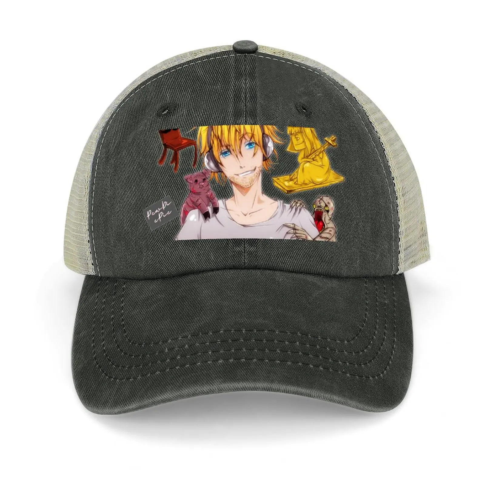

PewDiePie Baby Baseball Cap Kids Hat Vintage birthday Women's Hats Men's