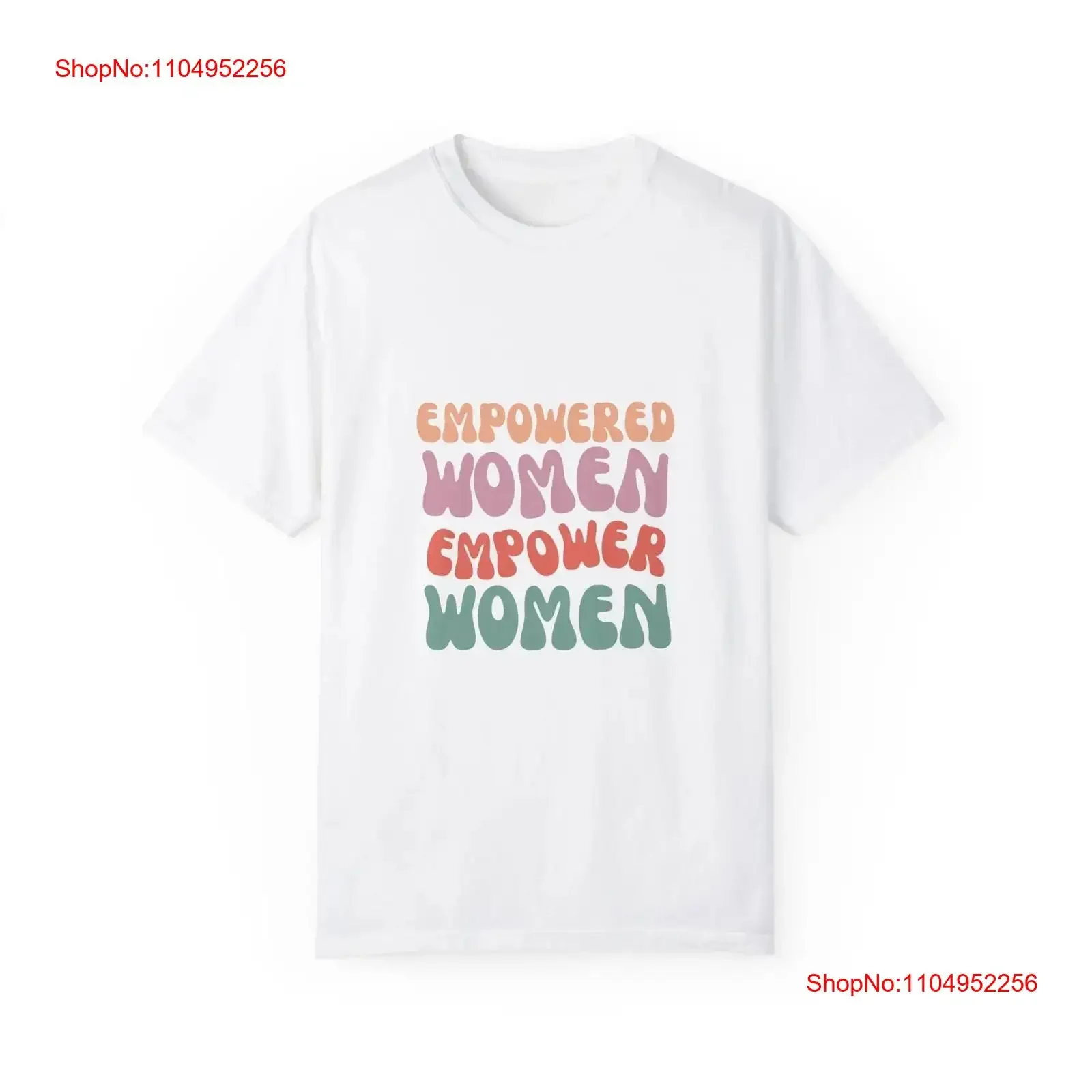 

Женская футболка Empowered, окрашенная в винтажном стиле, модная, с графикой, удобная, дышащая, унисекс, универсальная