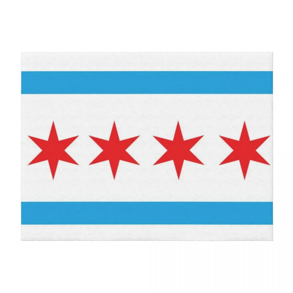 

Chicago Flag Throw Blanket Tourist Extra Large Throw Flannel Camping Blankets