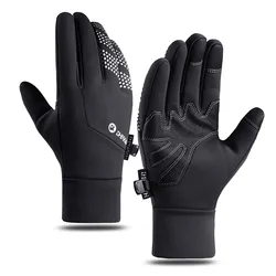 Winter Gloves Men Women Thermal Warm Gloves Cold Weather Touch Screen Waterproof Windproof Glove for Running Driving Cycling Hik