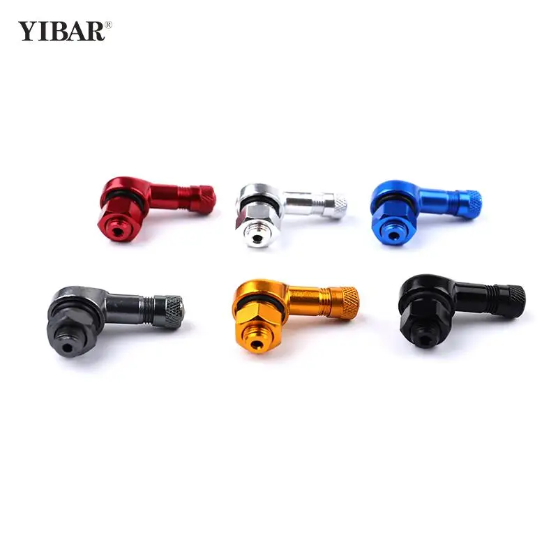 

Motorcycle Rim Tire Accessories Wheels Spare Parts Metal Valve Elbow 90 Degree Angle Motorbike Wheel Tire Valve Stems Part 1pc