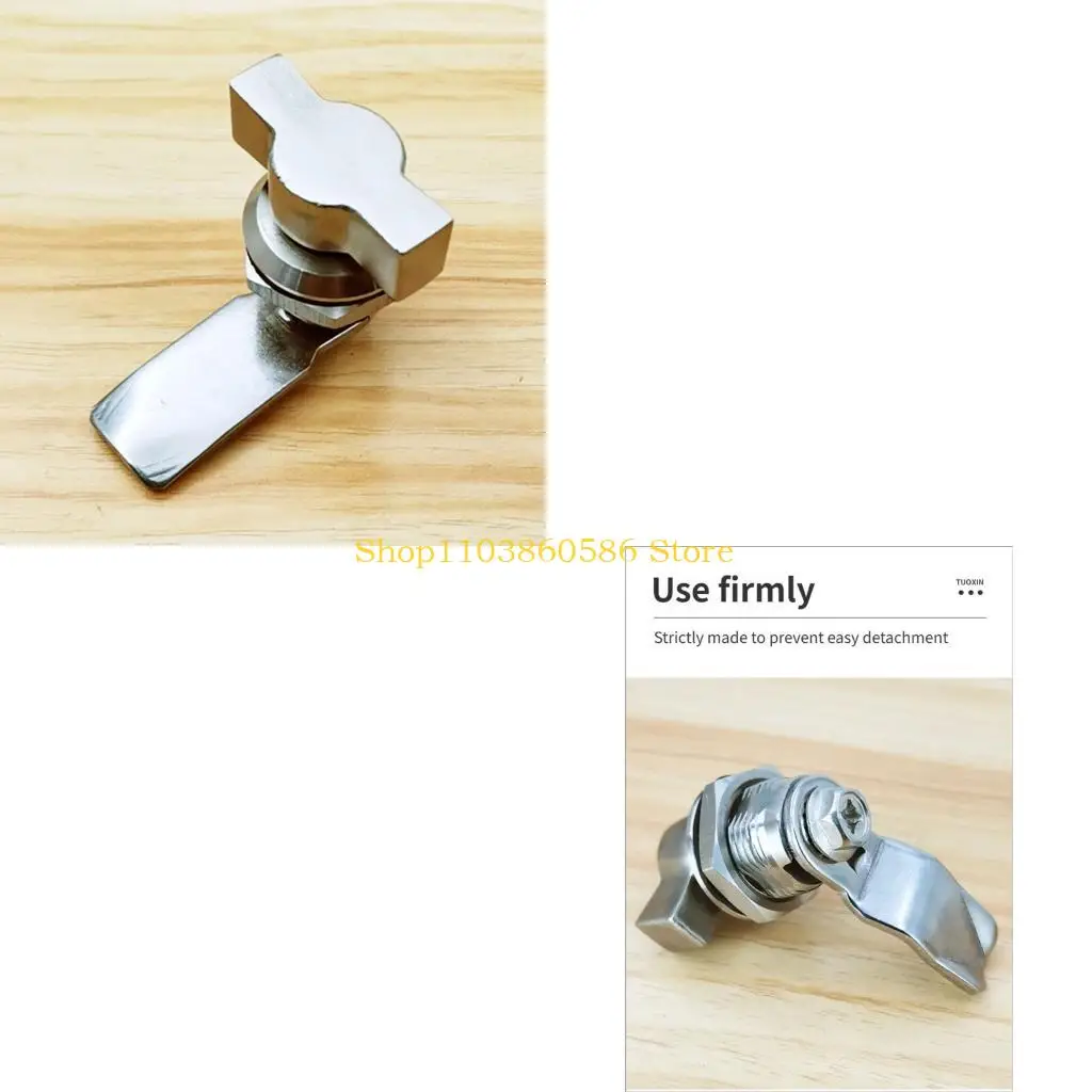 242A Sturdy T Form Turning Latches Lock Ideal For Furniture Marine Mobile Home Boat Household Storage Security Solution