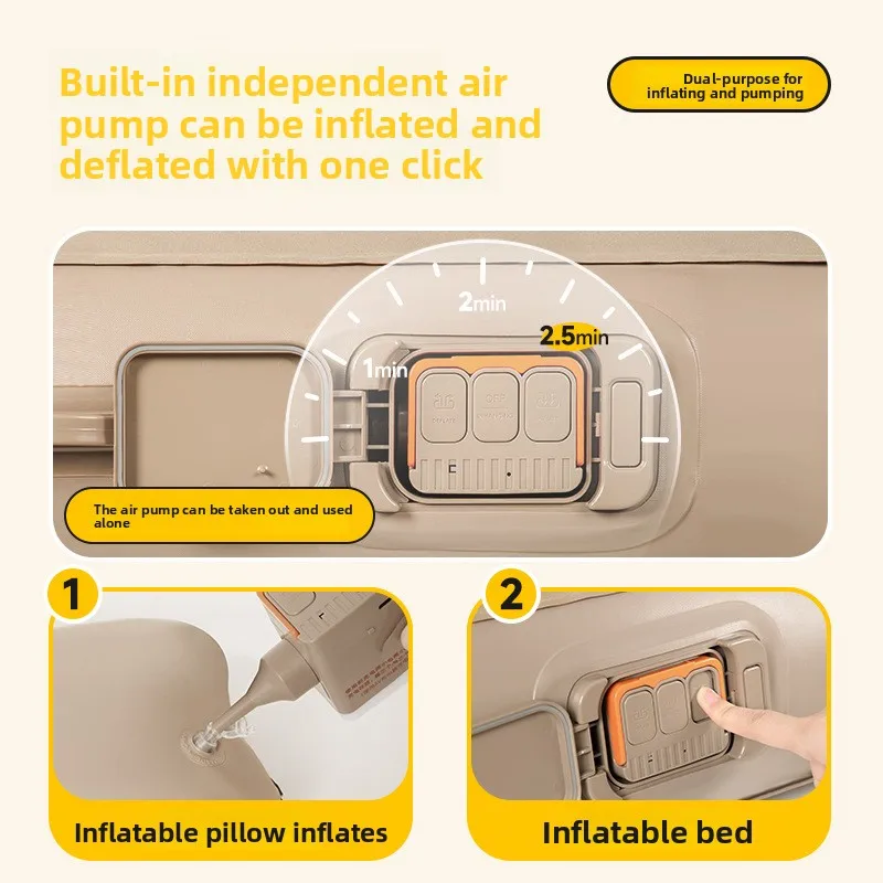 Air mattress outdoor camping camping tent sleeping mattress household new automatic portable thickened air mattress bed