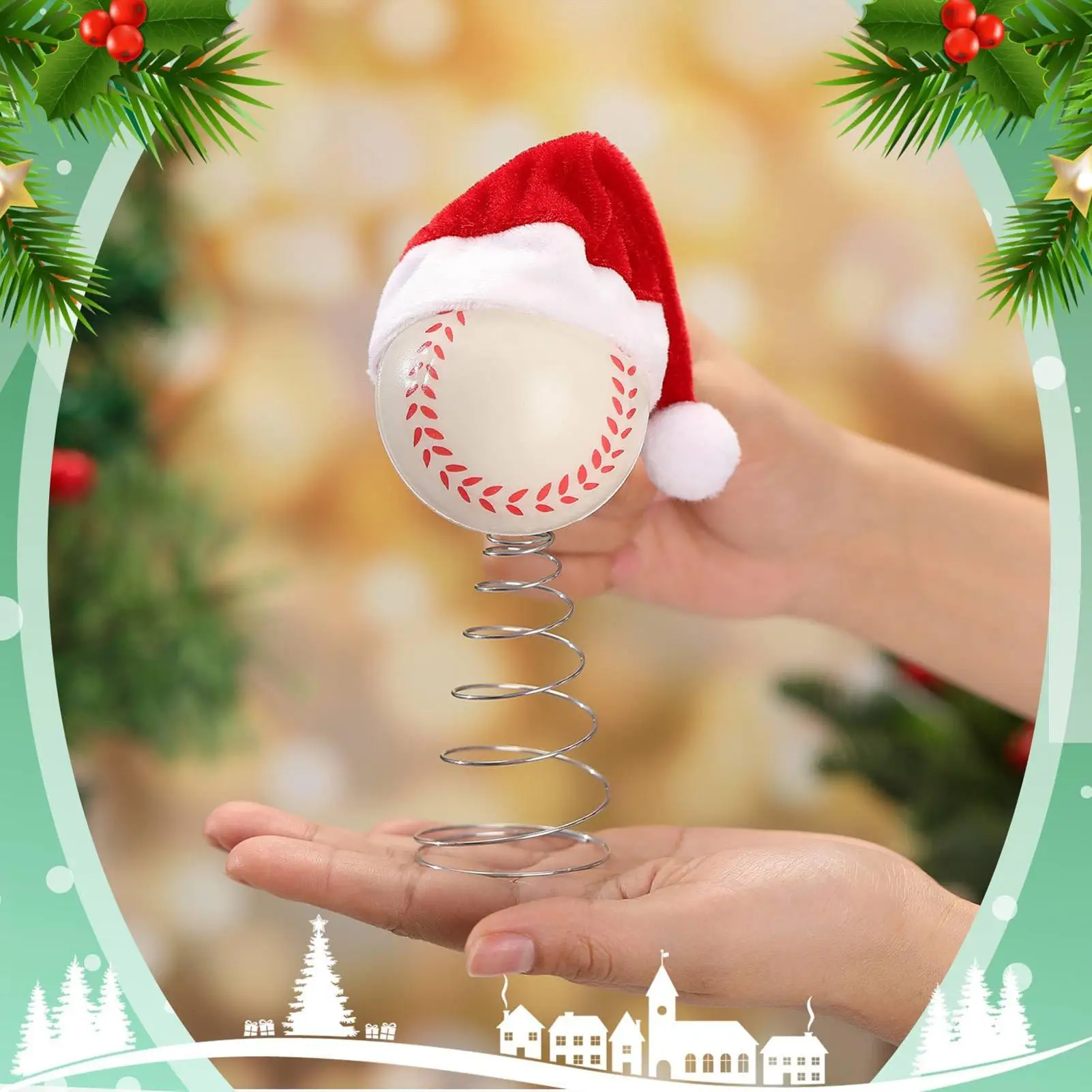 

Рождественская елка Топпер Декор Баскетбол Бейсбол Гольф Праздничное украшение Спортивная праздничная елка Топпер для фанатов Исследование Церковный офис