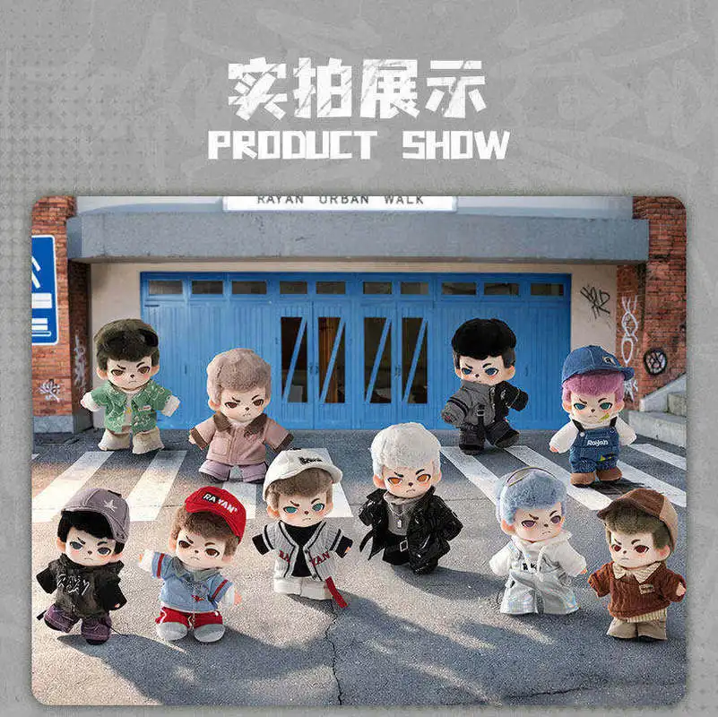 

TNT Rayan Boy City Walk Series Vinyl Plush Blind Box Kawaii Pendant Cute Bag Charm Decor Figure Doll Adult Collection Gift