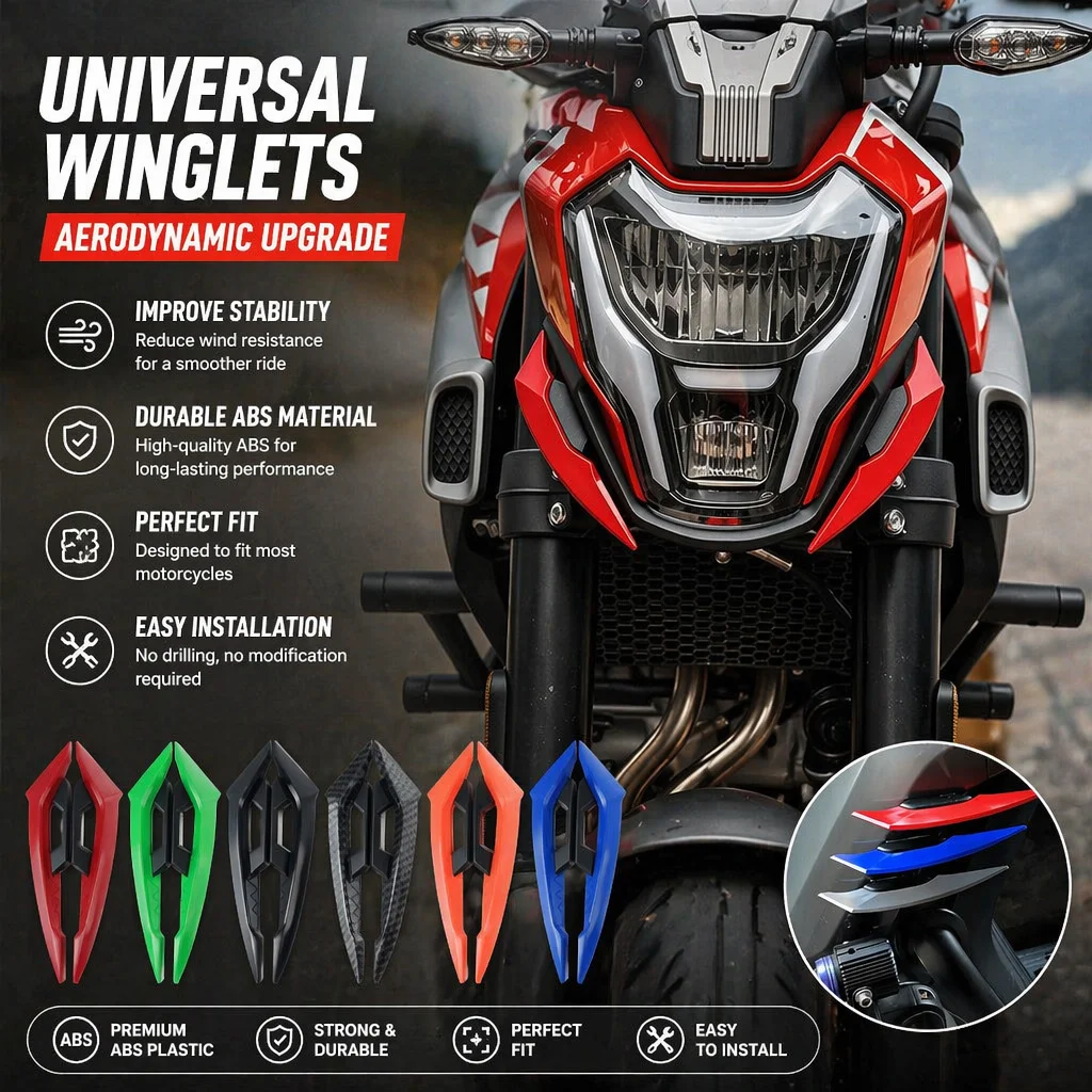 Motorcycle/Electric Vehicle Customization Accessories: General Decorative Items, Footboards, Small Spoilers, Wind Blades, Body Parts