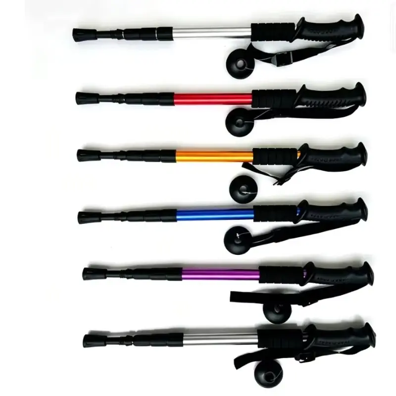 Ultralight Trekking Poles Outdoor Camping Mountaineering Backpacking Hiking Shock Absorption Foldable Design