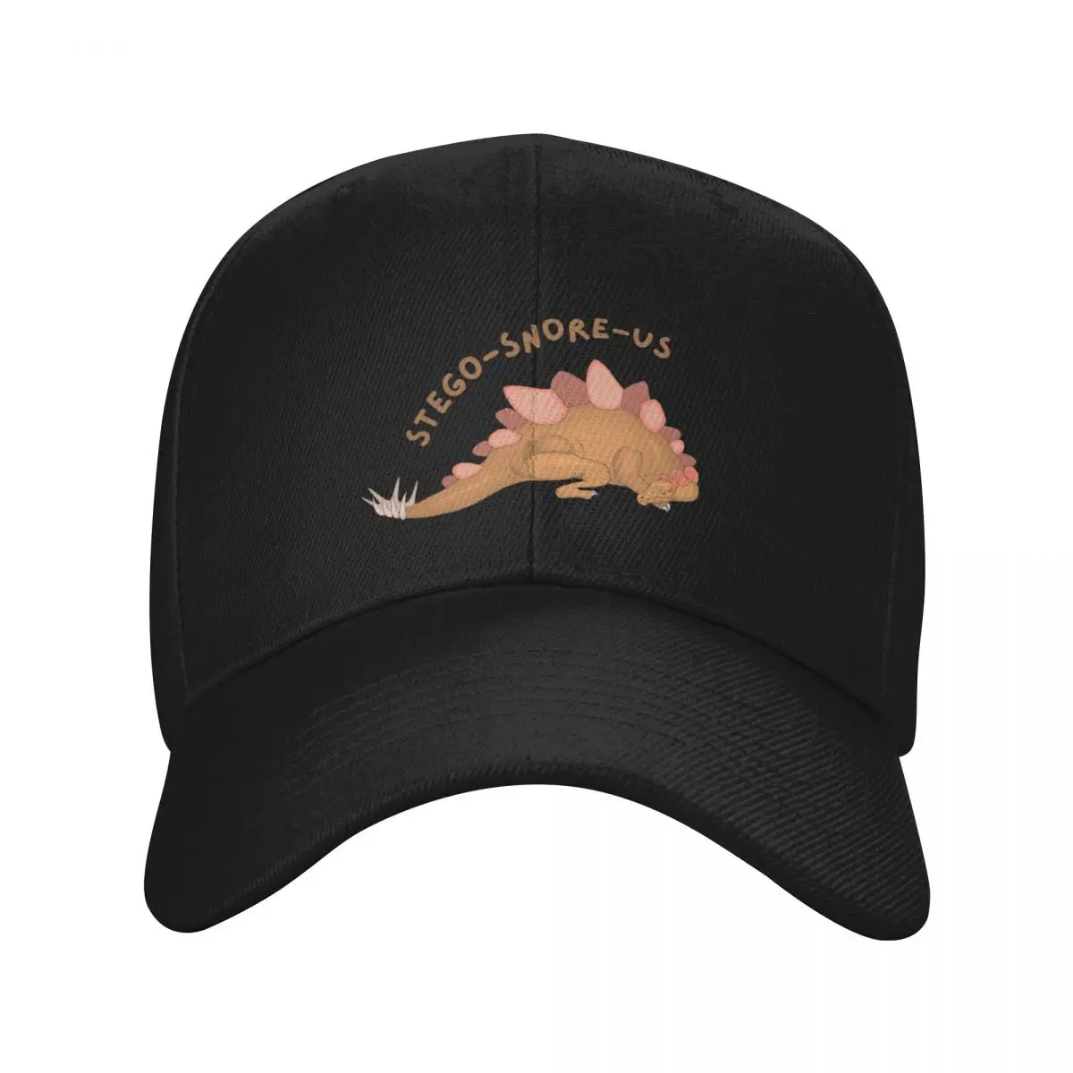 Snoring Dinosaur Stego-Snore-us Sleeping Stegosaurus Baseball Cap Luxury Cap Golf |-F-| Ball Cap For Girls Men's