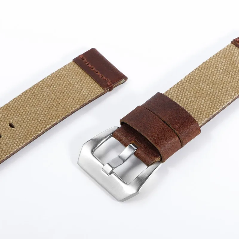 20 مللي متر 22 مللي متر 24 مللي متر جودة عالية النايلون + الجلود الرياضة حزام ساعة اليد ل قماش ناعم العالمي سوار ساعة اكسسوارات مع أداة