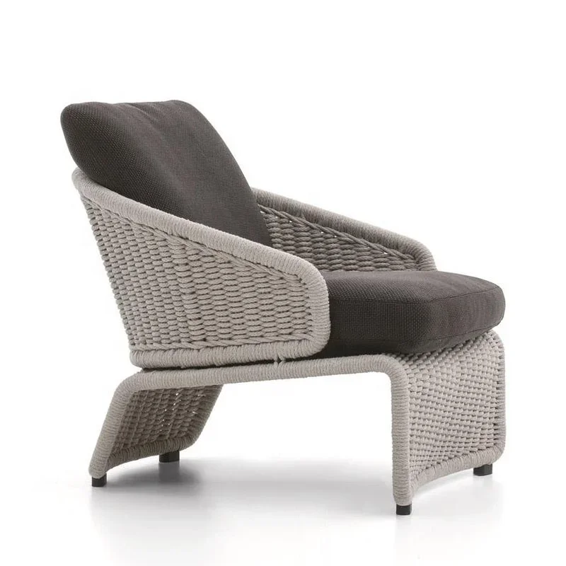 

New Design Hot Selling Aluminum Frame Rope Outdoor Garden Chairs