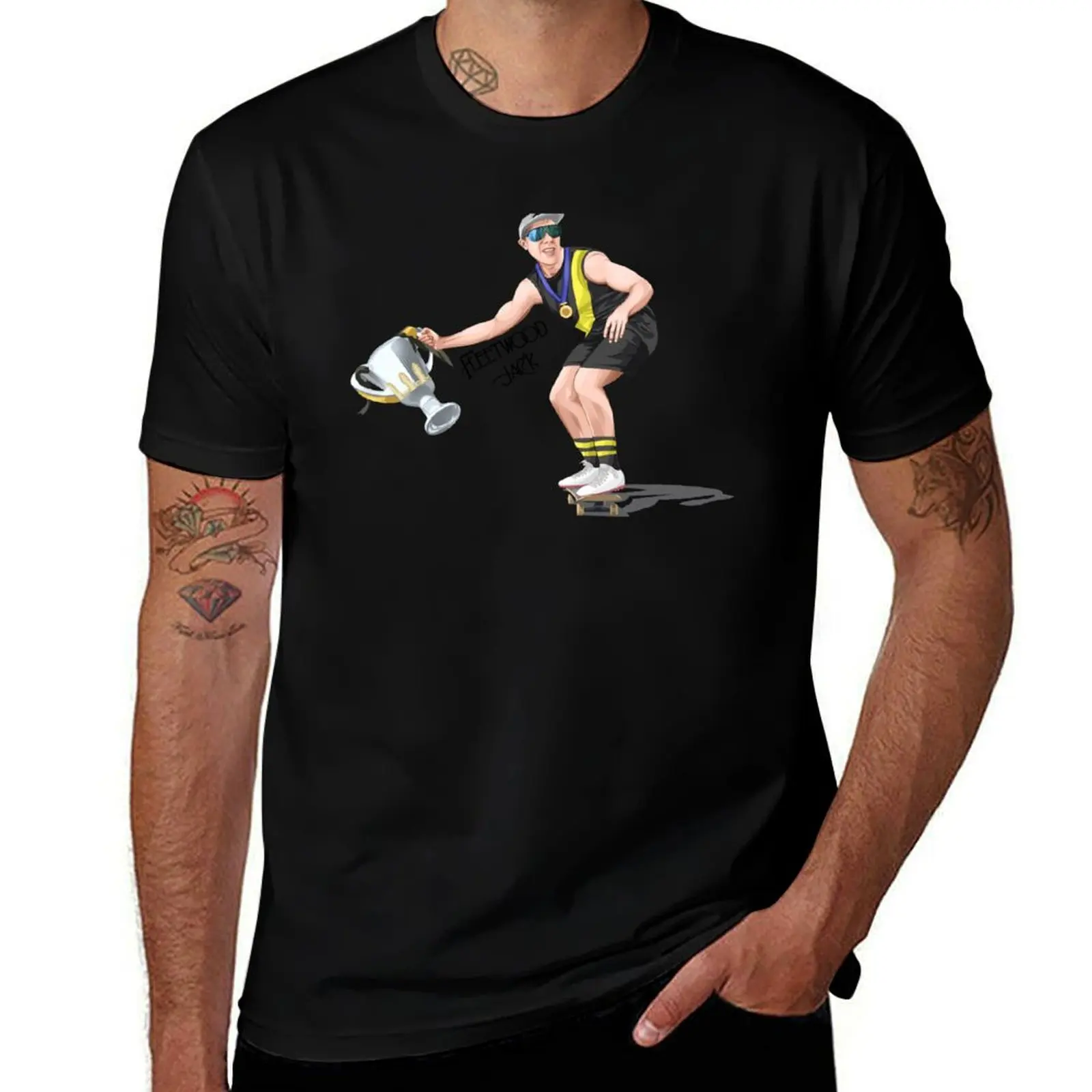 Fleetwood Jack T-Shirt Big Size Short Sleeve Tee for Men