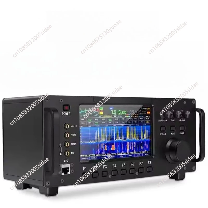 Transceiver with Wi-Fi Connection, Mobile Radio LF, HF, 6M, VHF, UHF, DDC, Duke, 20W, 0-750MHz