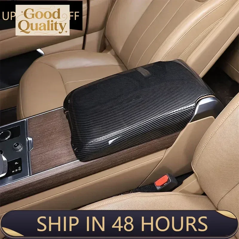 

Для Land Rover Range Rover Vogue Sport 2023-24 ABS автомобильная центральная консоль подлокотник коробка панель отделка салона автомобиля аксессуары