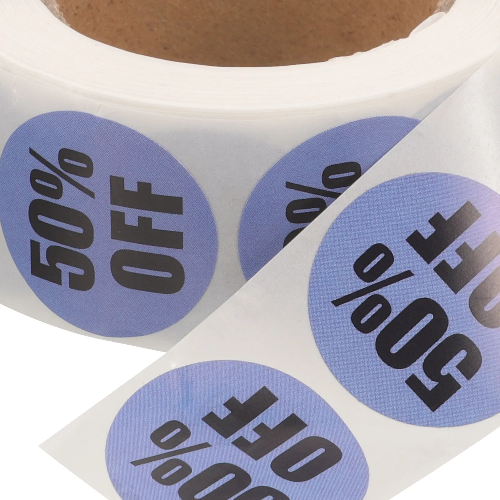 1 Roll Round Stickers Percent Off Labels Self-Adhesive Retail Store Price Tags Supermarket Clearance Price Decals