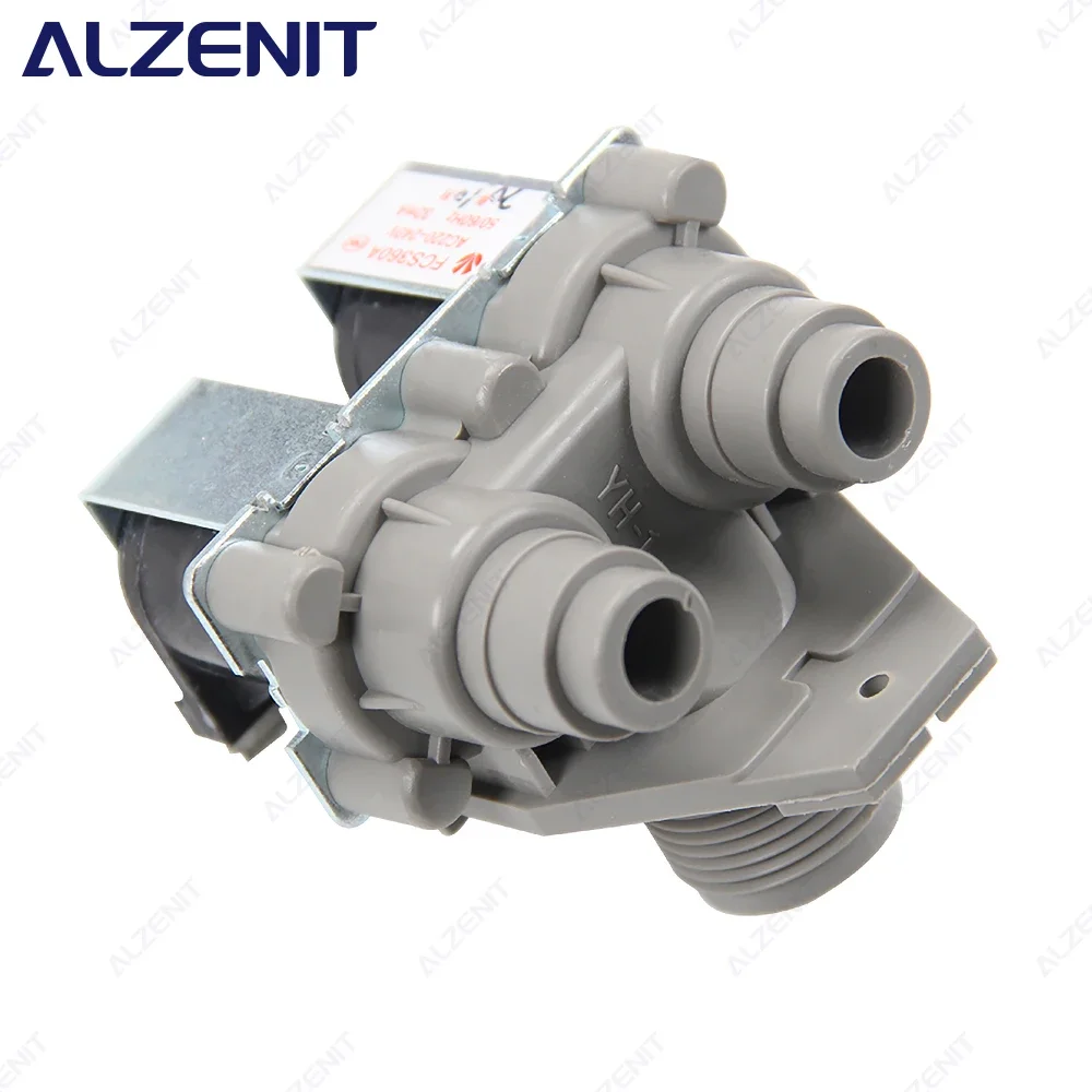 New For Automatic Washing Machine Universal Double Head Electric Water Inlet Solenoid Valve FCS360A FCS360B Washer Parts