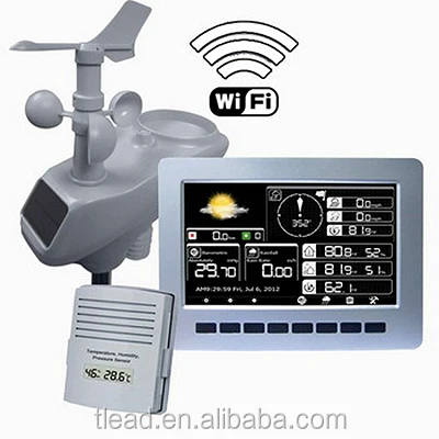 

Wireless Professional Weather Station with WIFI and TFT Color Display AW003