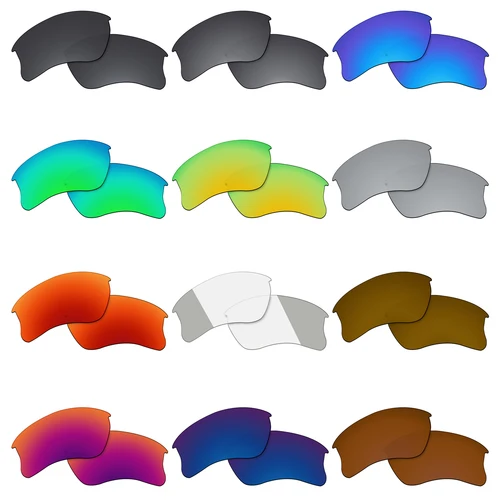 Lentes de repuesto polarizadas OOWLIT para gafas de sol Oakley Flak Jacket XLJ y Flak Jacket XLJ Asian Fit, multicolor