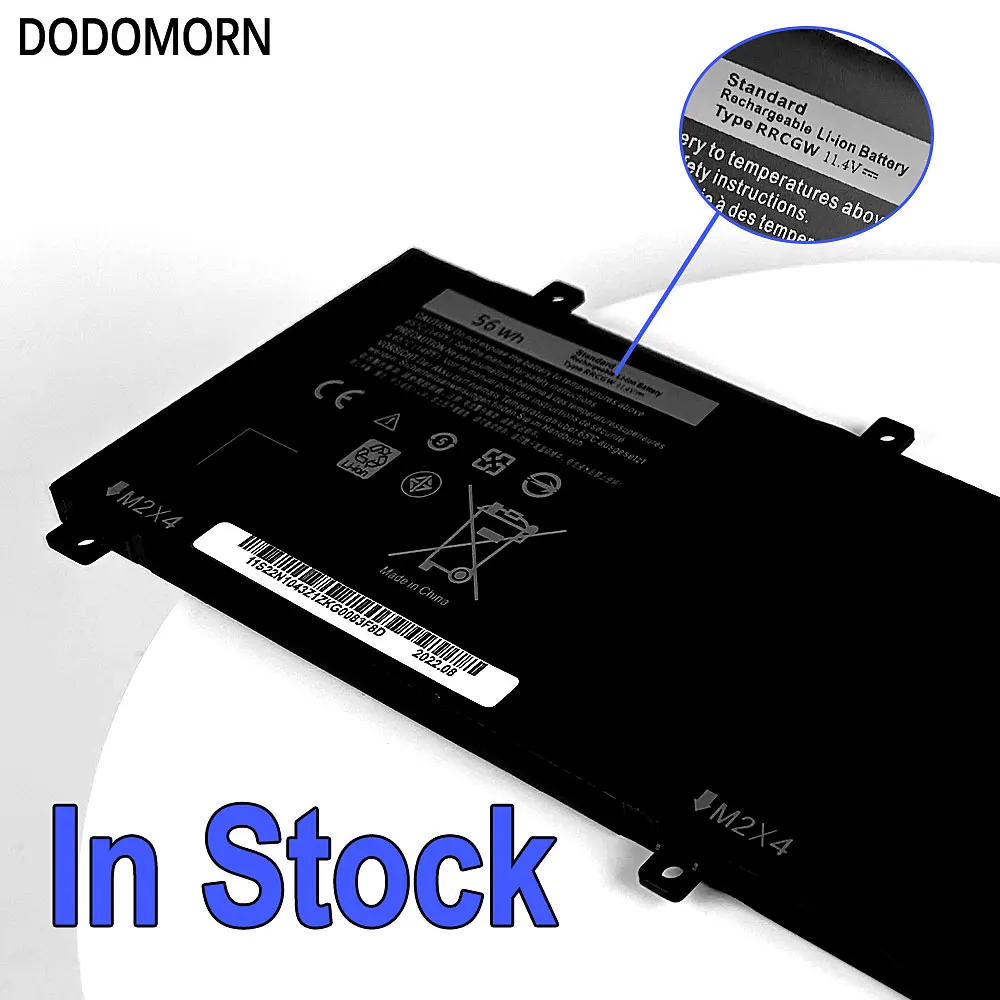 DODOMORN RRCGW Laptop Battery For Dell Precision 5510 5540 5530 5520 XPS 15 9550 9560 9570 Inspiron 7591 7590 7500 7501 4GVGH