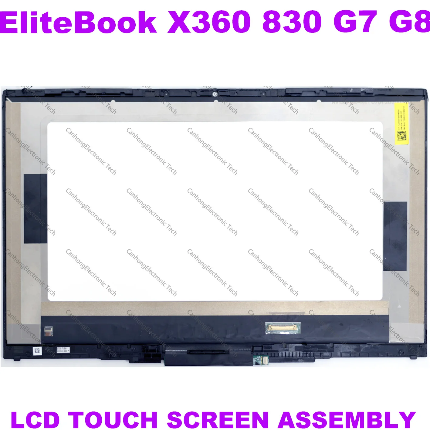 LCD Touch Screen Digitizer Repalcement Assembly With Frame 13.3