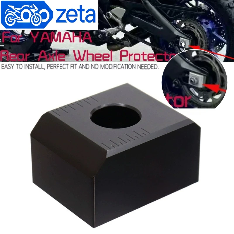 

Motorcycle Rear Chain Slider Guard Chain Adjuster Replace Parts Sturdy Adjuster Slider for Yamaha MT09 FZ09 Motorcross Bike