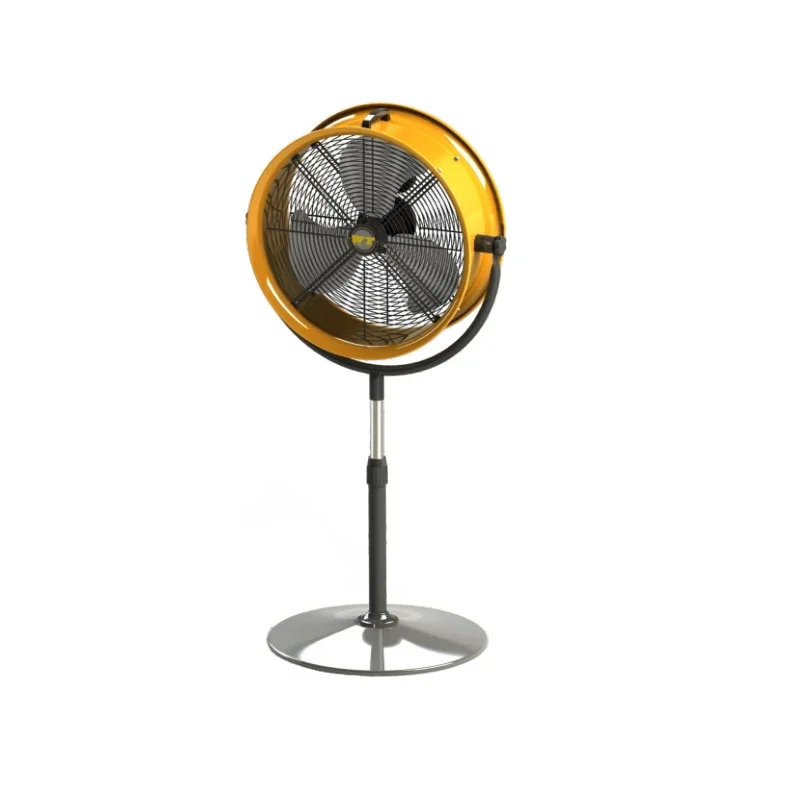 20 inch Floor Standing Ventilation Fan Strong Wind High Velocity Commercial Office Axial Electric Fan Speed Adjustable