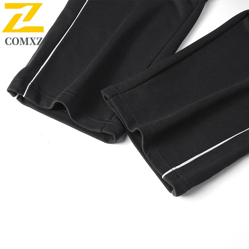  بنطال مستقيم واسع الساق للرجال على الطراز الكوري بنطال فضفاض عالي الخصر لربيع الخريف ملابس غير رسمية مريحة قابلة للتمدد 2025 #3