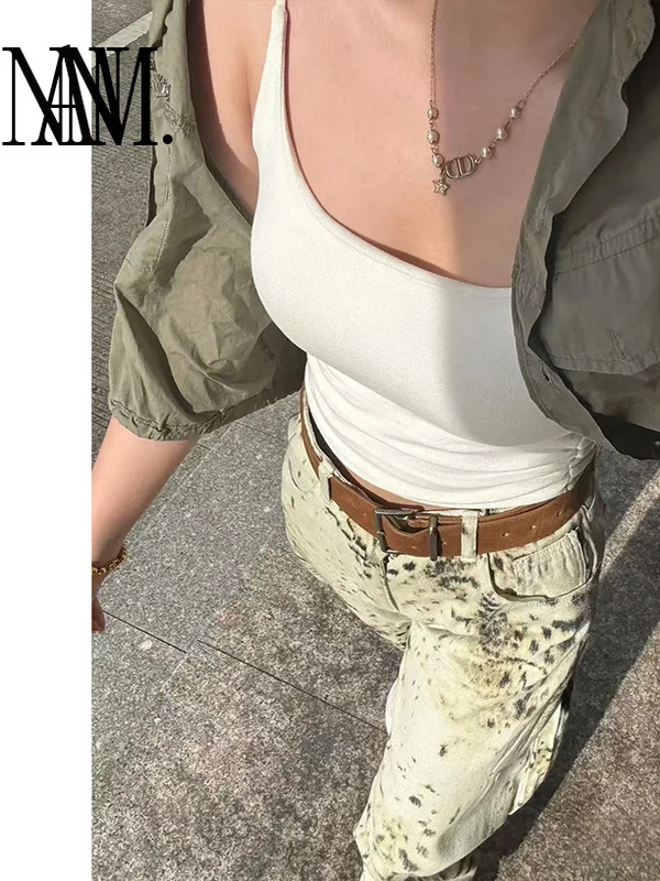 

Ретро-джинсы женские свободного кроя с леопардовым принтом (снежный леопард), повседневные, с высокой талией, на молнии, в европейском стиле, из денима с эффектом окрашивания, с эффектом изогнутых штанин