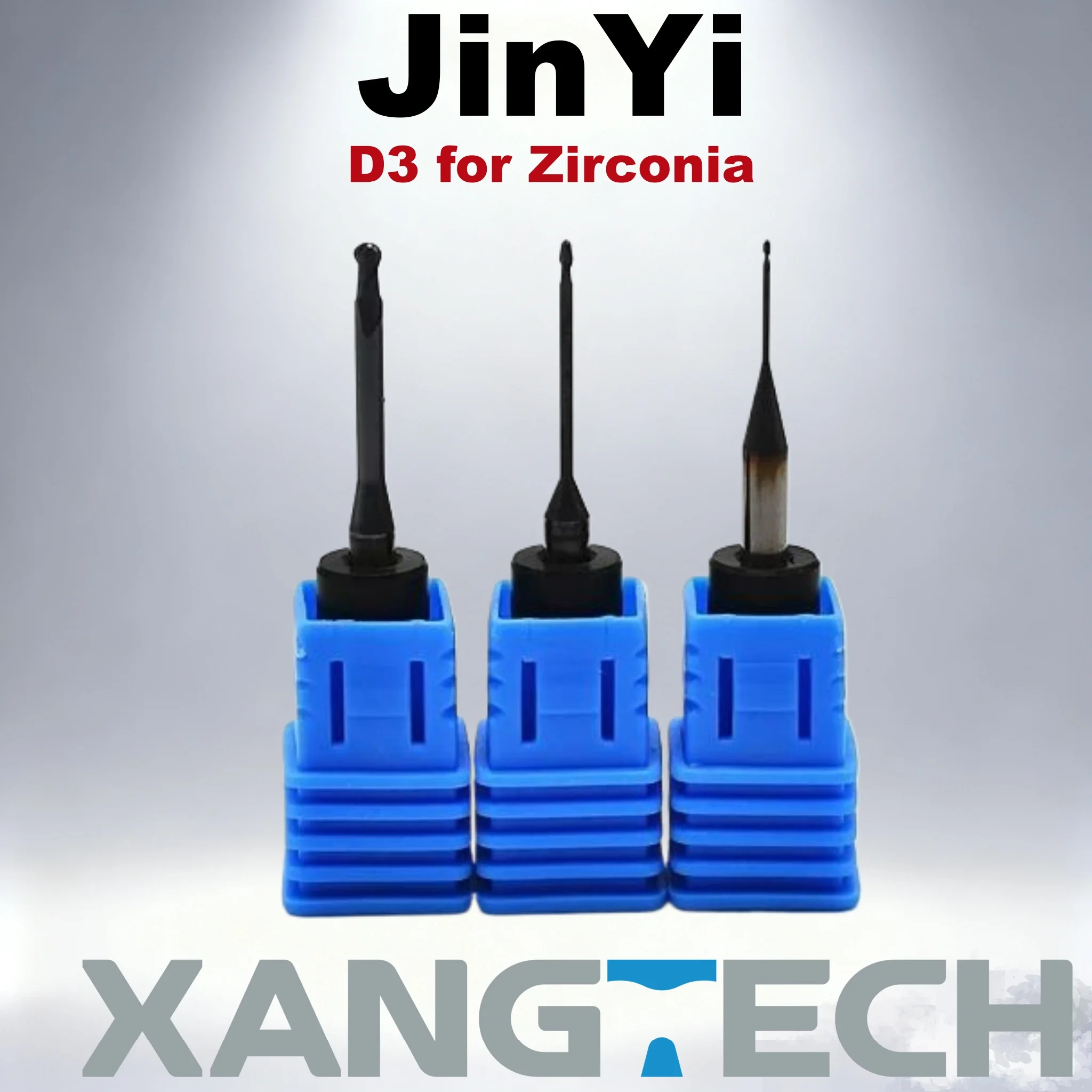 XANGTECH JinYi JDM5Z Zirconia Milling Bur Diamond Coating DC/DLC For Zirconia Blocks Milling Cutters Dental Materials