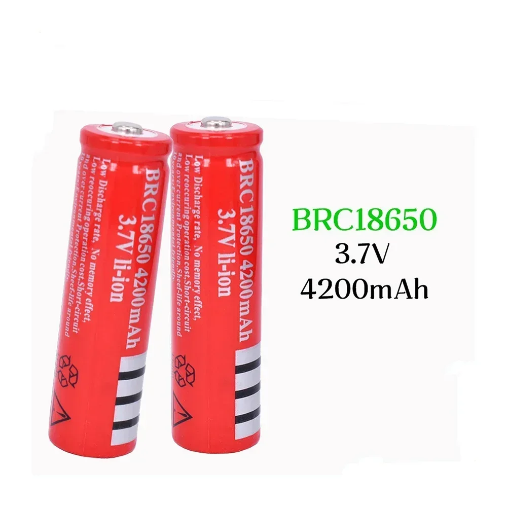 New 100% Original 18650 3.7V 4200mAh 18650 Lithium Rechargeable Battery for GTL Evrefire Flashlight Batteries