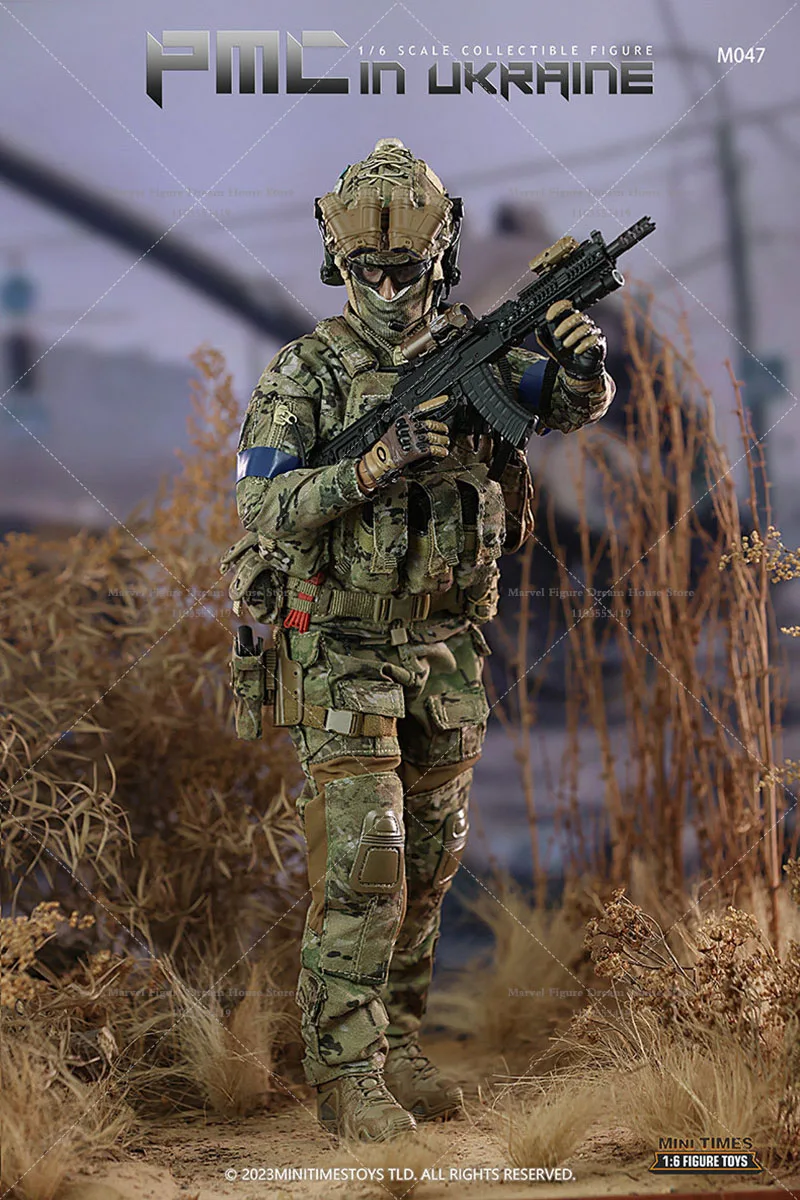 1/6 Scale Active Special Forces Image Camouflage Combat Uniform 12-inch Full Set Action Figure Soldier In Stock MINITIMES M047 - view 2
