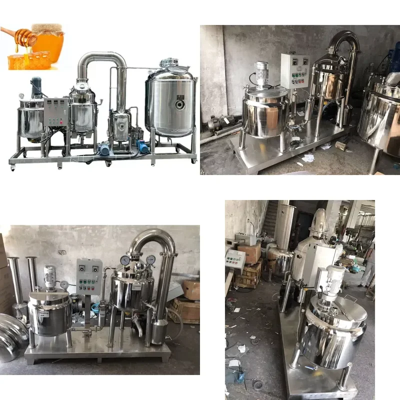 Automatic Beekeeping Equipment Honey Processing Machine Preheating Mixing Filter Concentrator for Efficient Honey Extraction