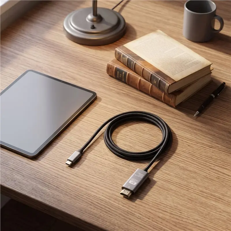 ABZZ-8K 60Hz USB C To -Compatible Adapter Type C Cable 2M