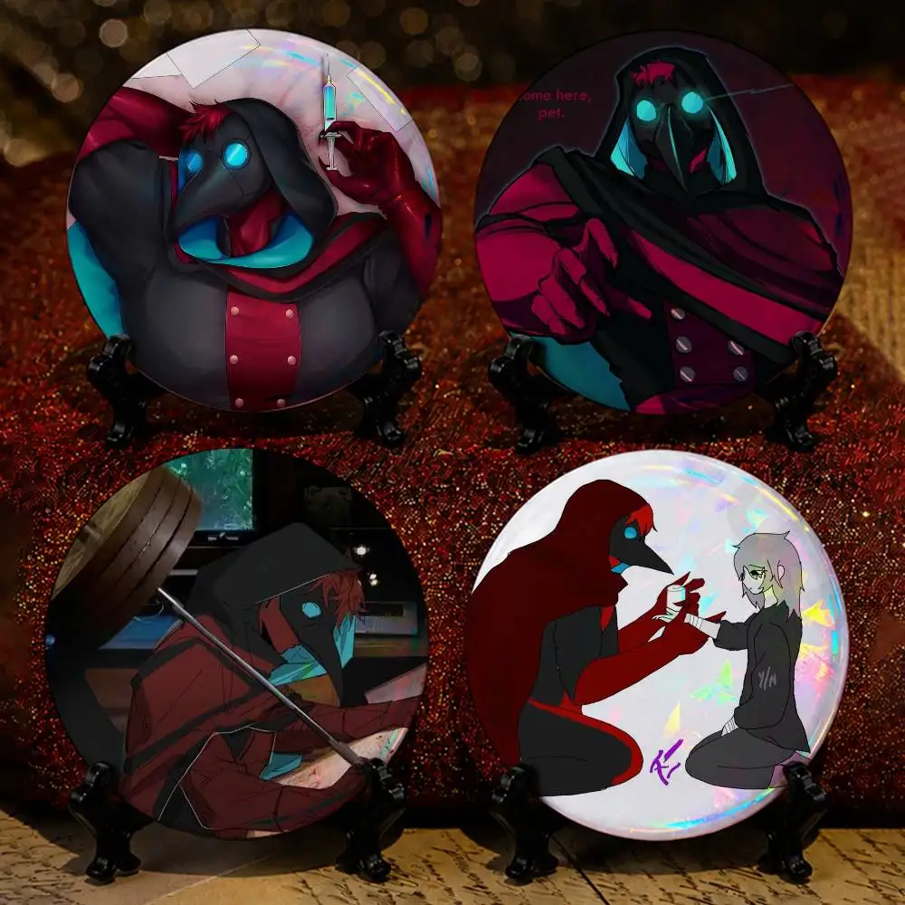 Doctor Carol Ticket Taker The Freak C-Circus  58mm Icon Badge Handmade Tinplate Brooch for Backpack Clothes Chest Ornament Gifts
