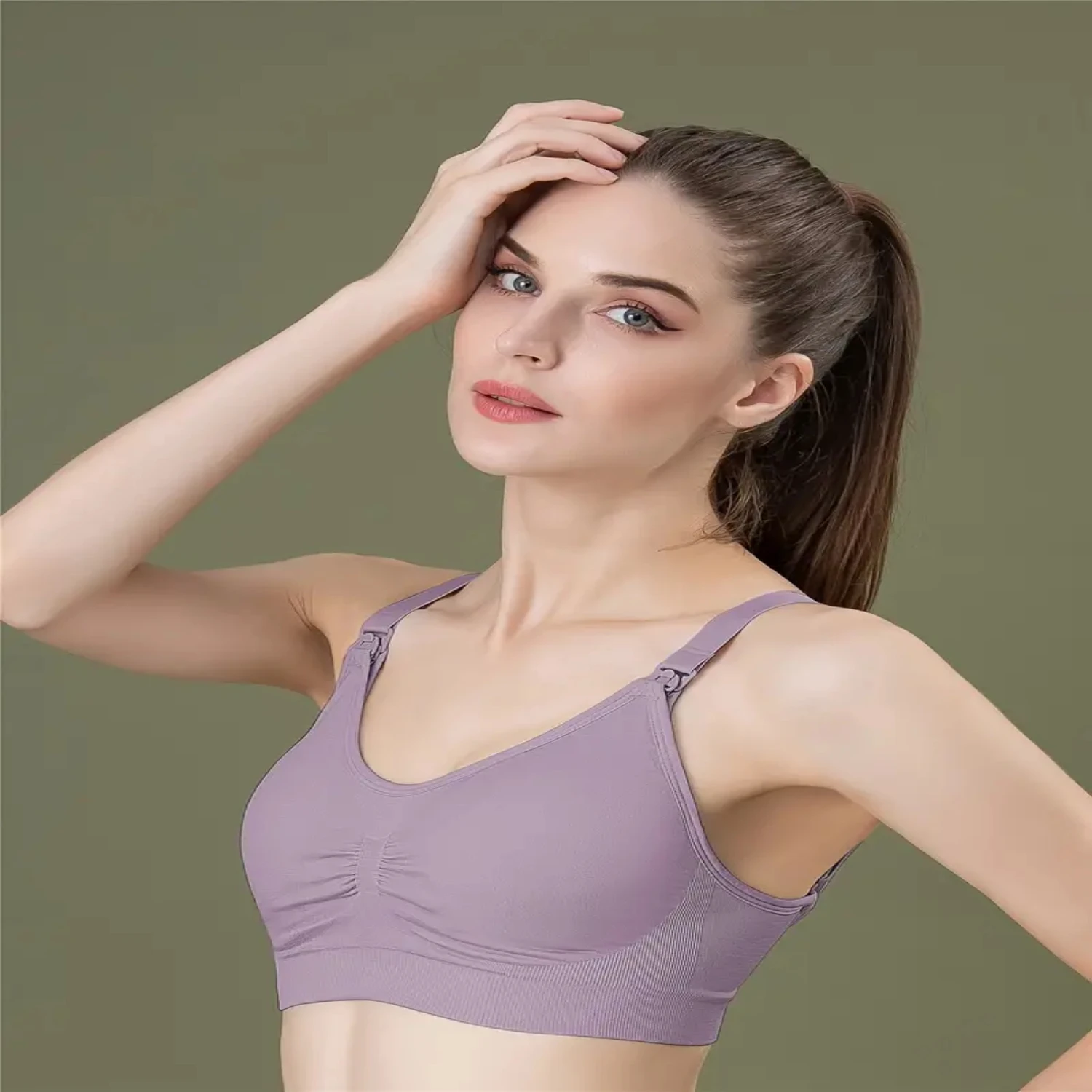 Maternity Nursing Push Up No Steel Ring Nursing Bra Maternity Wear