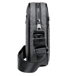 Leather shoulder bag for men, casual crossbody bag, luxury pockets Kurt Geiger 6 Main Sales Kurt Geiger Bolsa - №6