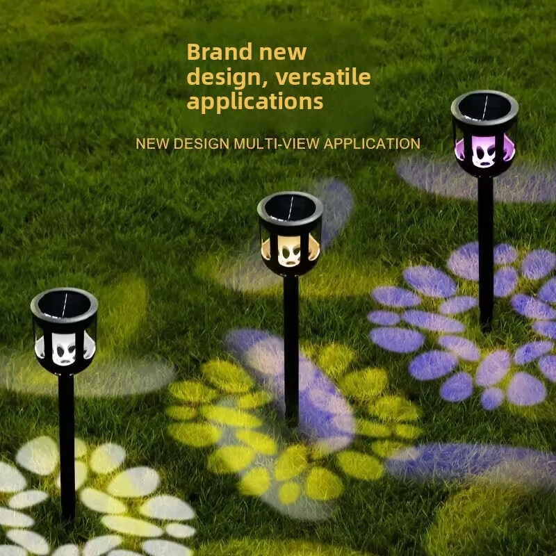 Солнечные светильники для декора сада: уличный водонепроницаемый пейзажный светильник, теневой светильник для газона с наземной вставкой